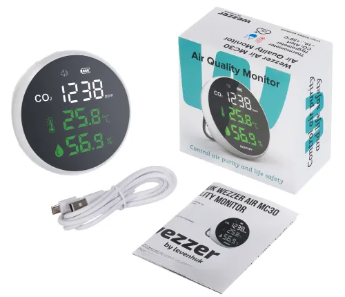 картинка монитор за качество на въздуха Levenhuk Wezzer Air MC30,  2