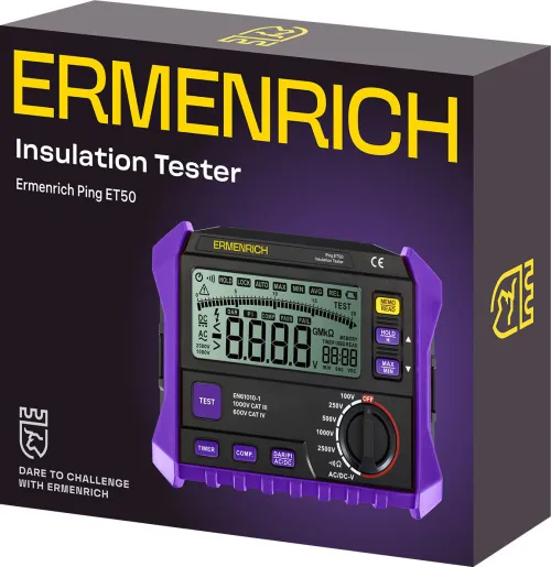 фотография тестер на изолацията Ermenrich Ping ET50,  2