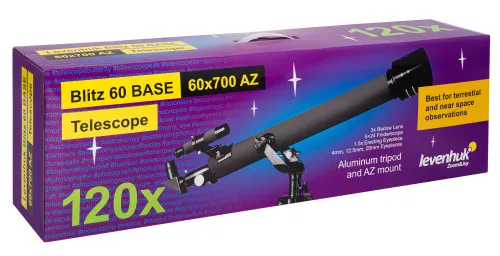 снимка телескоп Levenhuk Blitz 60 BASE,  12