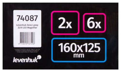 картина лупа Levenhuk Zeno Lamp ZL19 LED,  15