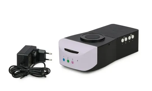 картина епи-флуоресцентна приставка MAGUS Epi-FL04M LED, флуоресцентни филтърни кубчета B/G/UV,  11