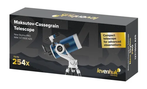 снимка телескоп Levenhuk New Skyline PRO MAK 127/1500 AZ5,  2
