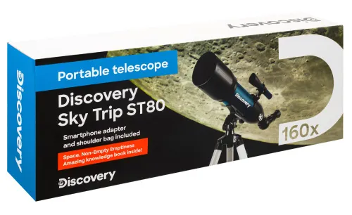снимка телескоп Levenhuk Discovery Sky Trip ST80 с книга,  18