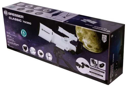 снимка телескоп Bresser Classic 70/350 AZ,  13