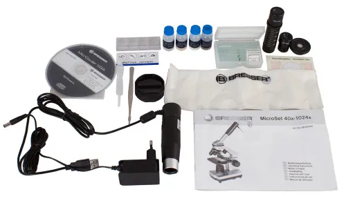 фотография микроскоп Bresser Junior 40–1024x, с калъф,  9