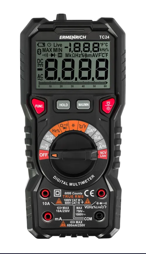 картинка цифров мултиметър Ermenrich Zing TC24,  2