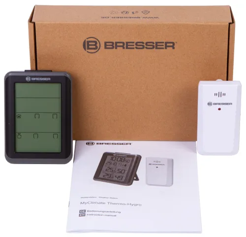 изображение часовник за термо- / хигрометър Bresser MyClimate, бял,  4