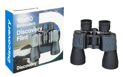 фотография бинокъл Levenhuk Discovery Flint 10x50,  12
