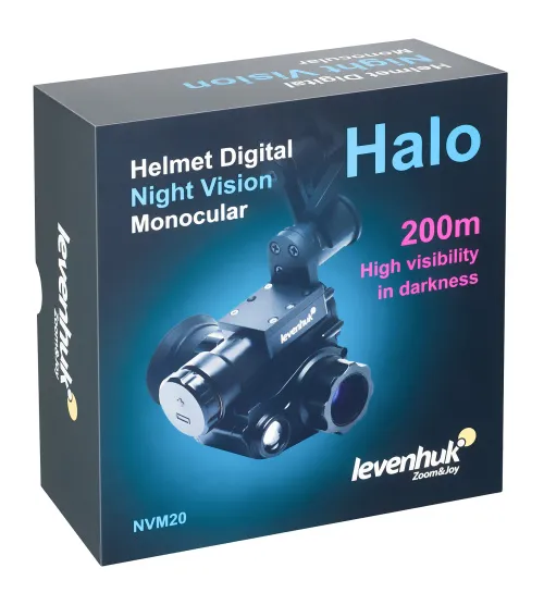 картинка цифров монокуляр за нощно виждане Levenhuk Halo NVM20 Helmet,  17