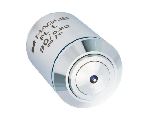 снимка обектив MAGUS 80PLL 80х/0,80 Plan L WD 1,25 mm,  3