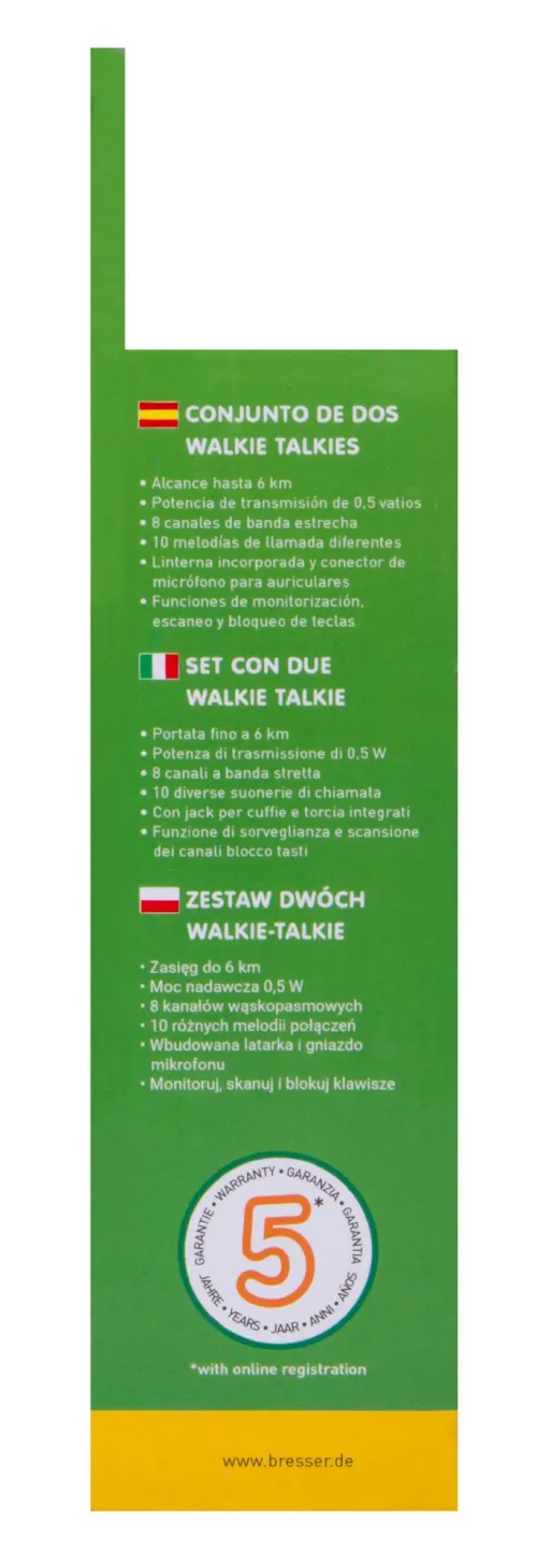 снимка комплект FM радиостанция тип уоки-токи Bresser National Geographic,  13