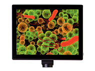картина цифрова камера за микроскоп Levenhuk MED 5M с течнокристален дисплей 9,4"