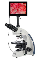 картинка цифров тринокулярен микроскоп Levenhuk MED D40T LCD